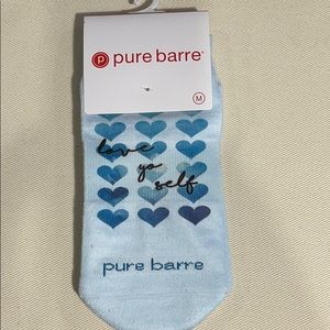 Pure Barre Love Yo Self Sticky Socks